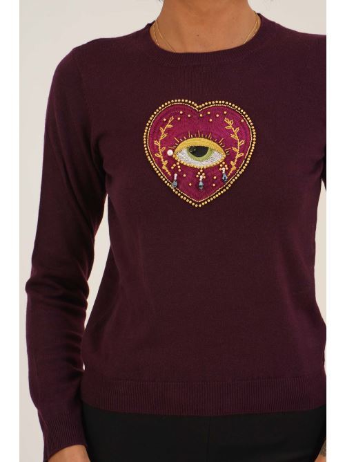 Maglia con ricamo Il The' Delle 5 | LISABURGUINDI